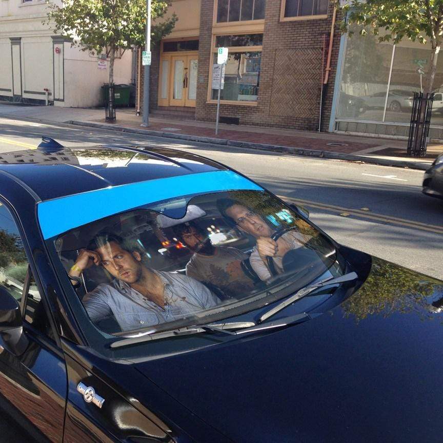  The Hangover Car Sun Shade Phil Stu And Alan In Car Windshield Sun Shade