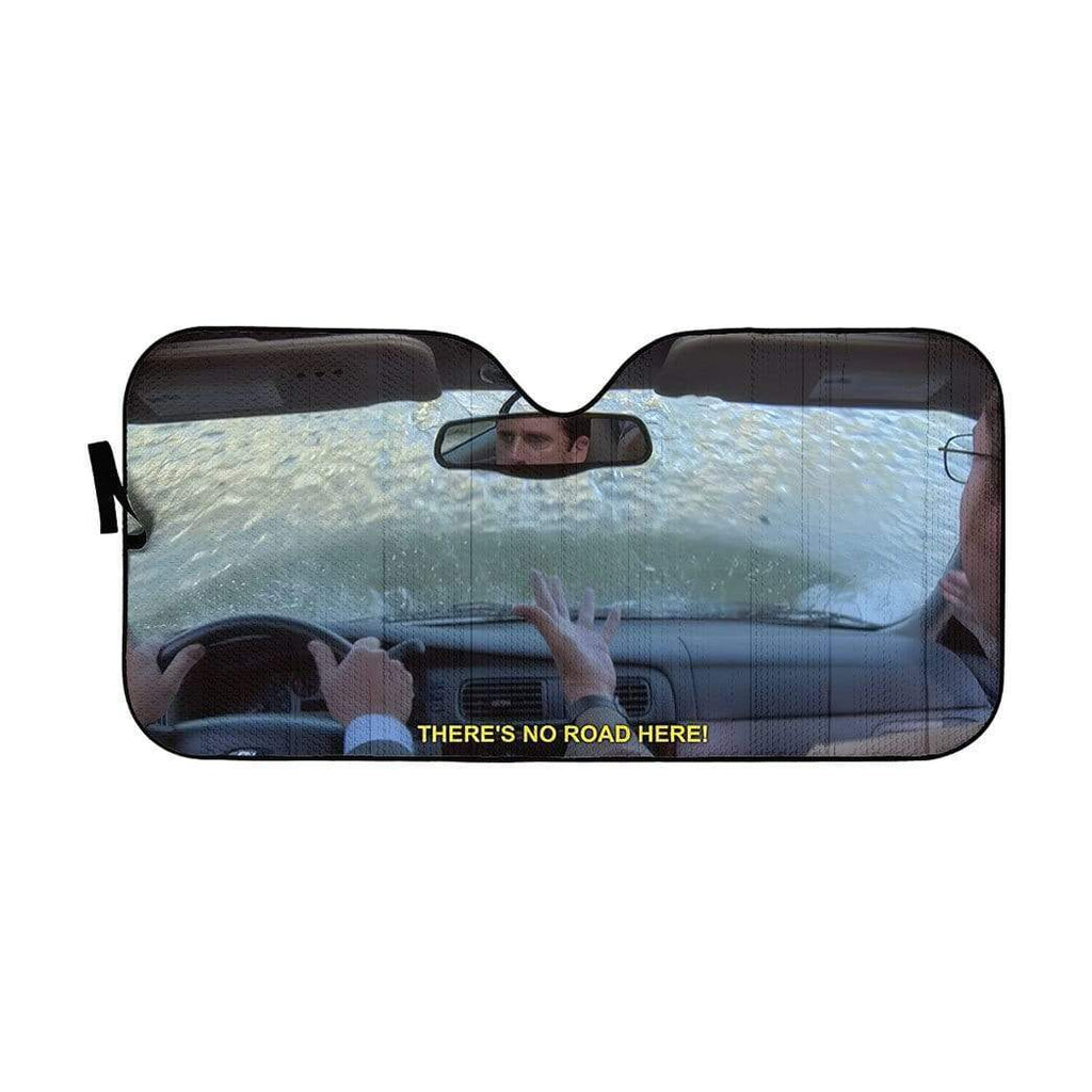  The Office Car Sun Shade Micheal Drives Into Lake There's No Road Here Windshield Sun Shade