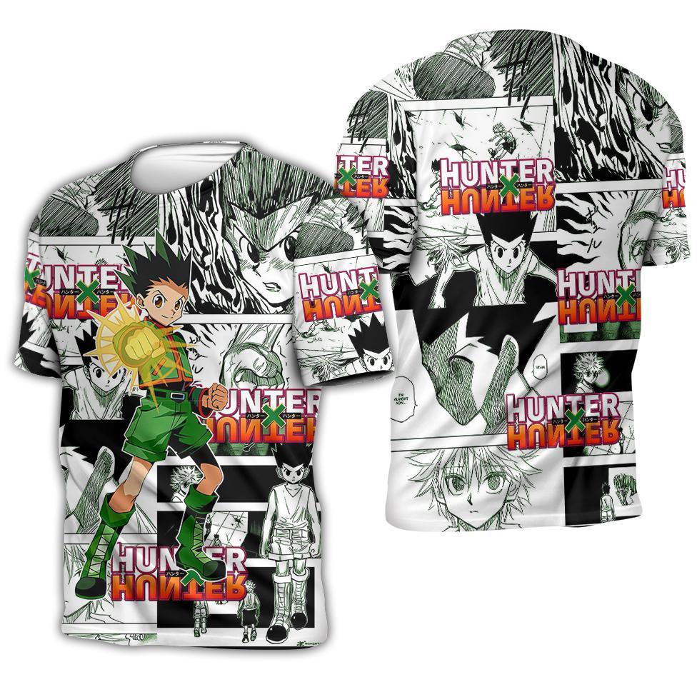  Hunter X Hunter Shirt Gon Freecss Manga Black White Hoodie Hunter X Hunter Merch  