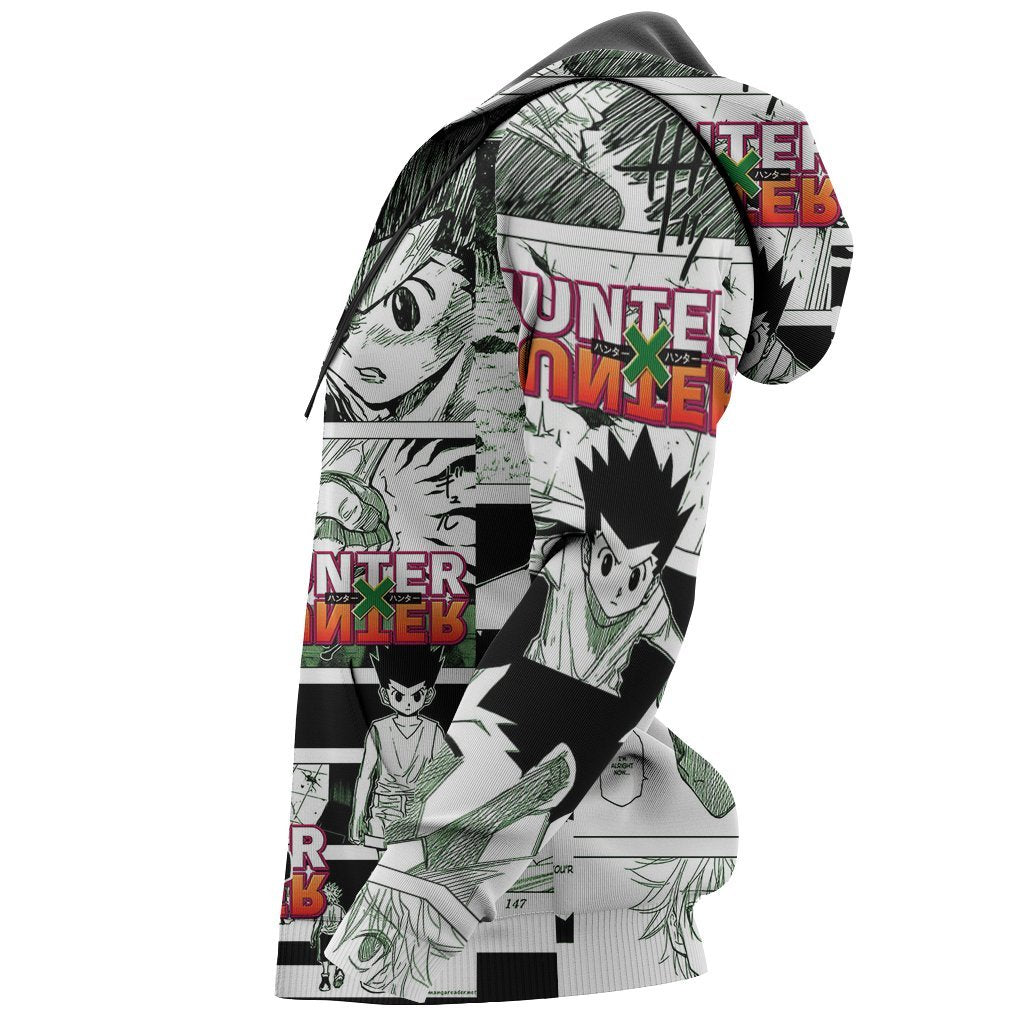  Hunter X Hunter Shirt Gon Freecss Manga Black White Hoodie Hunter X Hunter Merch  