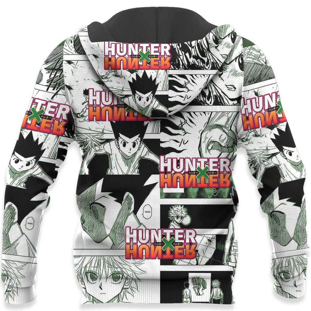  Hunter X Hunter Shirt Gon Freecss Manga Black White Hoodie Hunter X Hunter Merch  