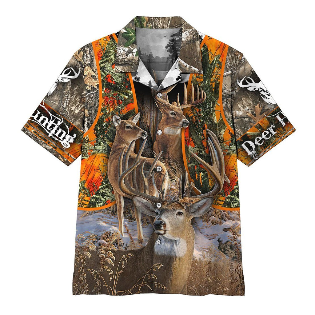 Gifury Hunting Shirt Hunting Aloha Shirt Deer Hunting Forest Hawaiian Shirt 2022