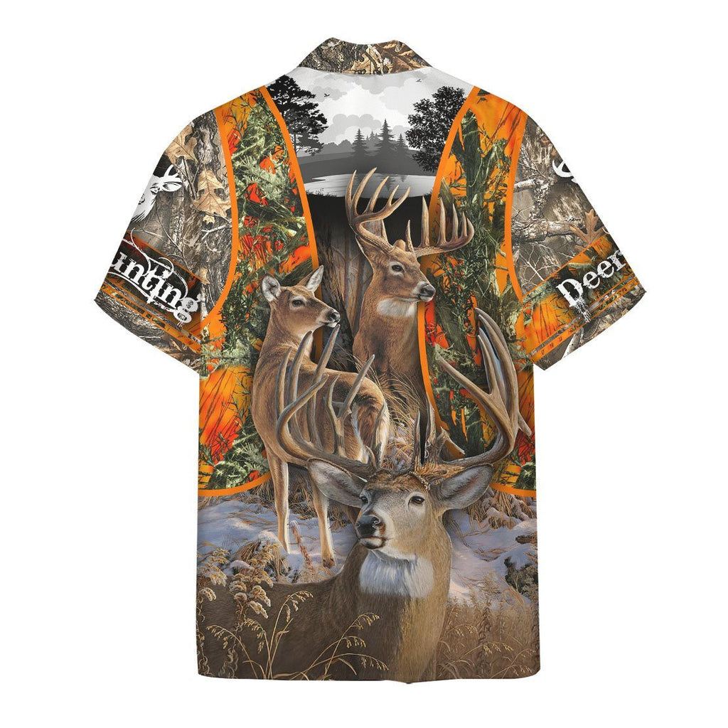 Gifury Hunting Shirt Hunting Aloha Shirt Deer Hunting Forest Hawaiian Shirt 2023