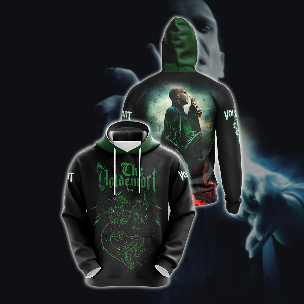 HP Hoodie HP Voldemort Death Eater 3d Hoodie