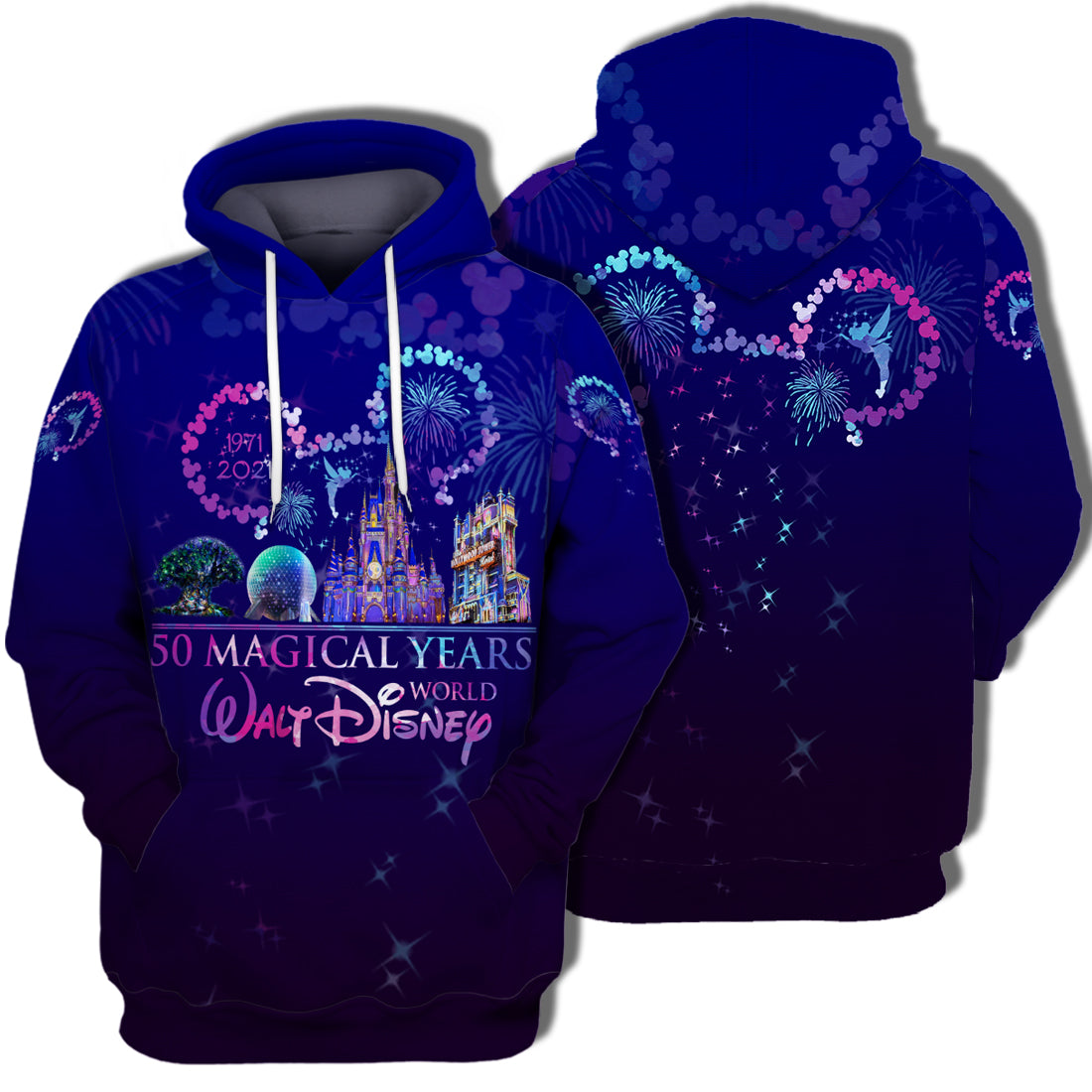 DN T-shirt 50 Magical Years Walt DN World Hoodie DN Hoodie – Gifury