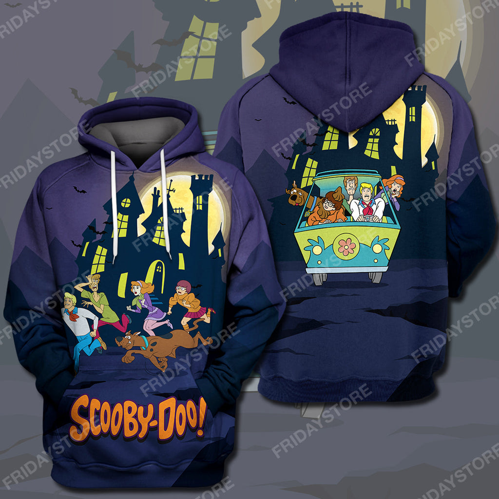  Scooby Doo Hoodie Scooby Dog And Friends Mystery Begins T-shirt High Quality Scooby Doo Shirt Sweater Tank 