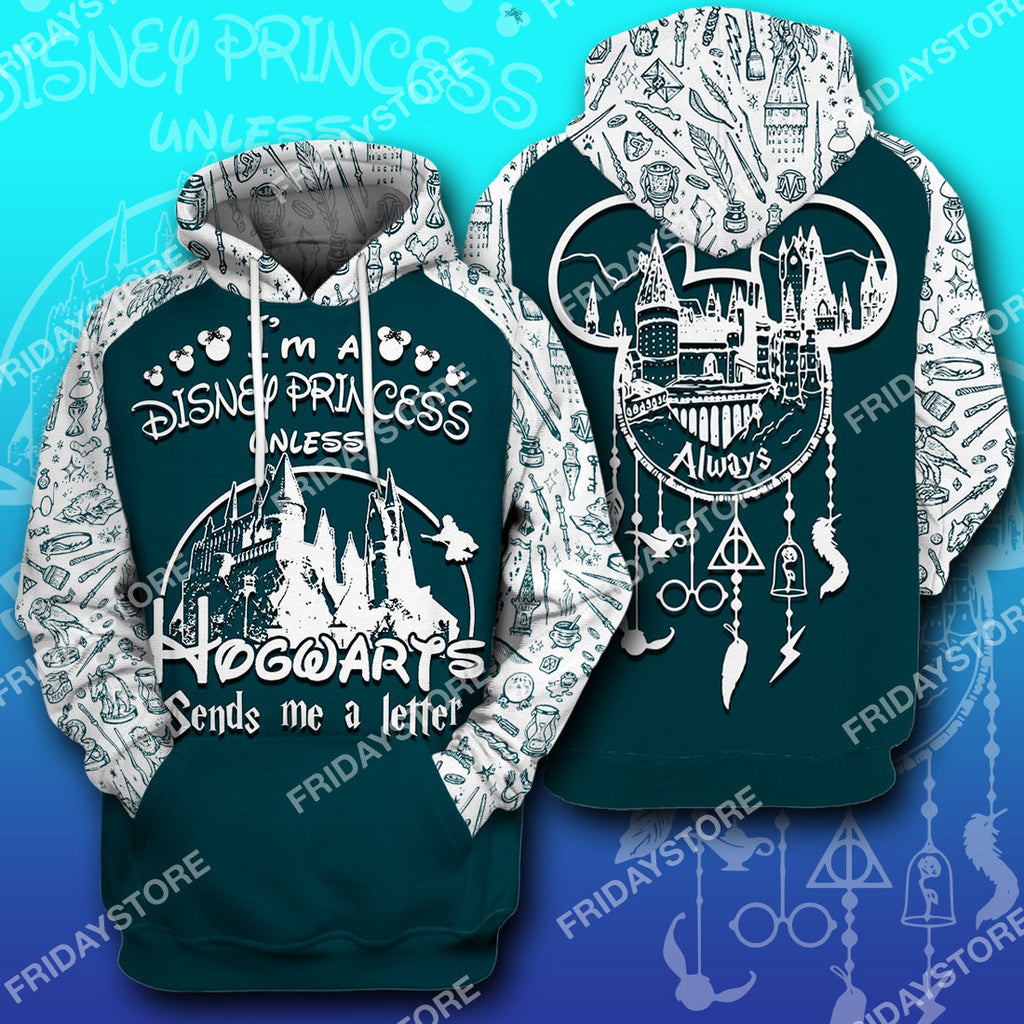  DN HP T-shirt I'm A Disney Princess Unless HW Send Me A Letter T-shirt Awesome High Quality DN HP Hoodie Sweater Tank 2025