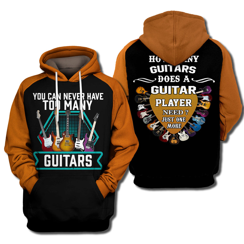 Gifury Guitars T-shirt 3D Print Guitars Quotes T-shirt Guitars Hoodie Sweater Tank 2022