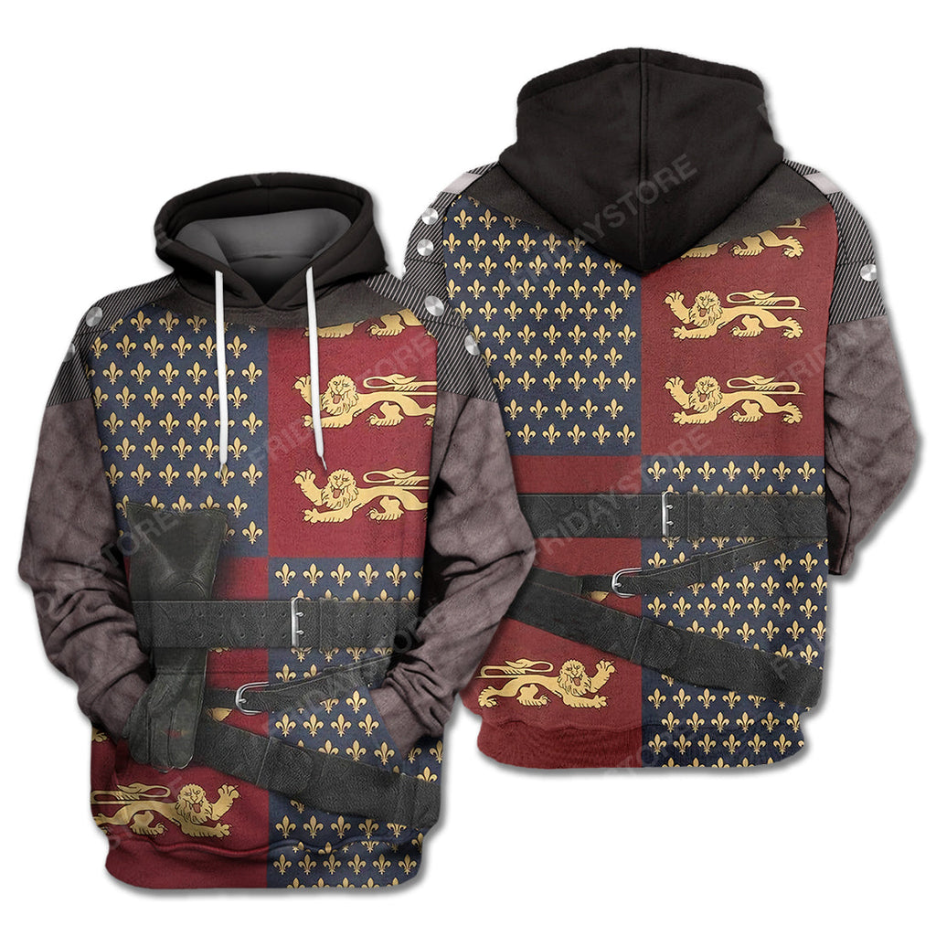 Historical T-Shirt Historical Henry V Suit 3d Costume Hoodie Historical Hoodie