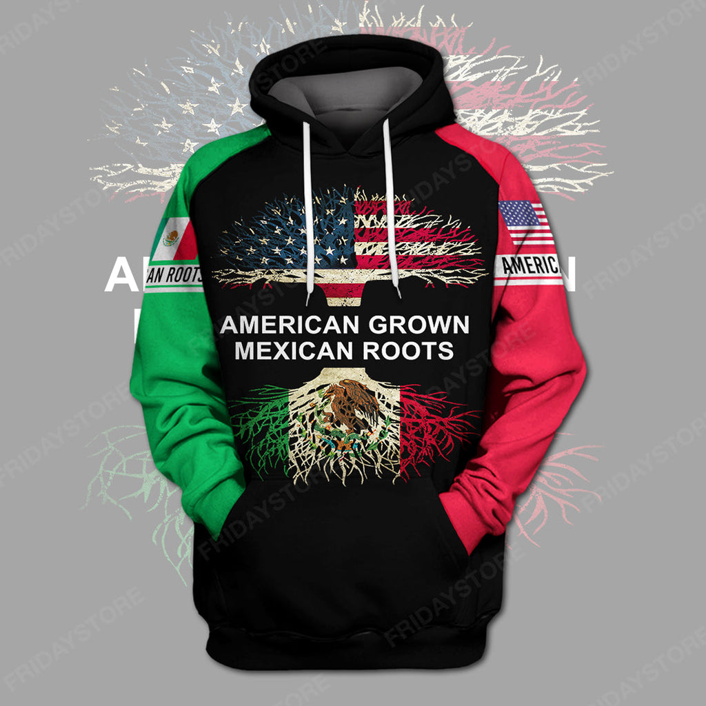 Gifury Mexican T-shirt American Grown Mexican Groots T-shirt Mexican Hoodie Sweater Tank 2022