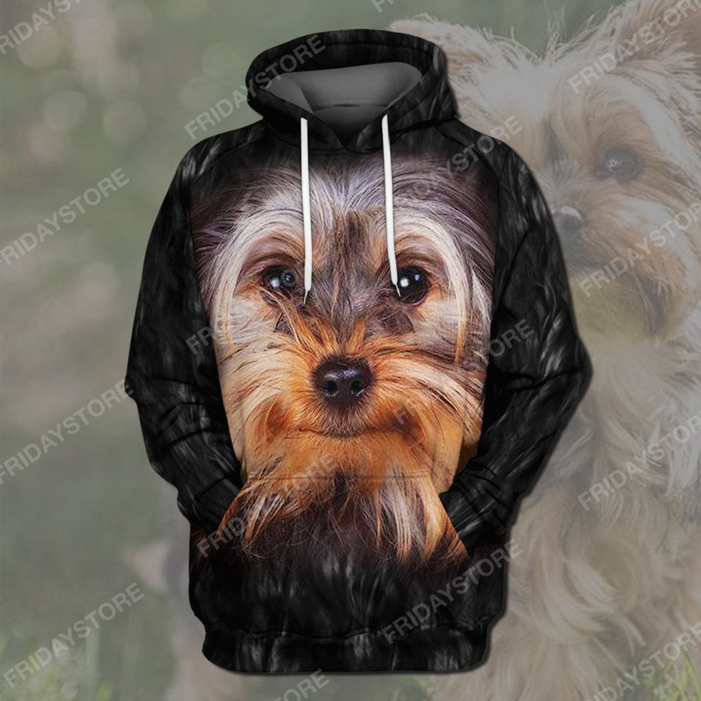 Gifury Dog Hoodie Yorkshire Terrier All Over Print 3D T-shirt Yorkshire Terrier Dog Graphic Shirt Dog Hoodie Sweater Tank 2022