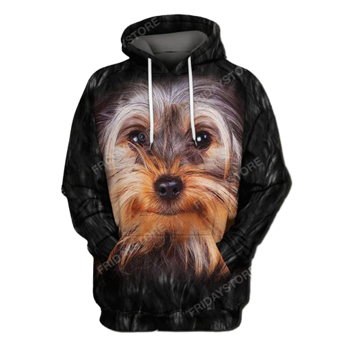 Gifury Dog Hoodie Yorkshire Terrier All Over Print 3D T-shirt Yorkshire Terrier Dog Graphic Shirt Dog Hoodie Sweater Tank 2027