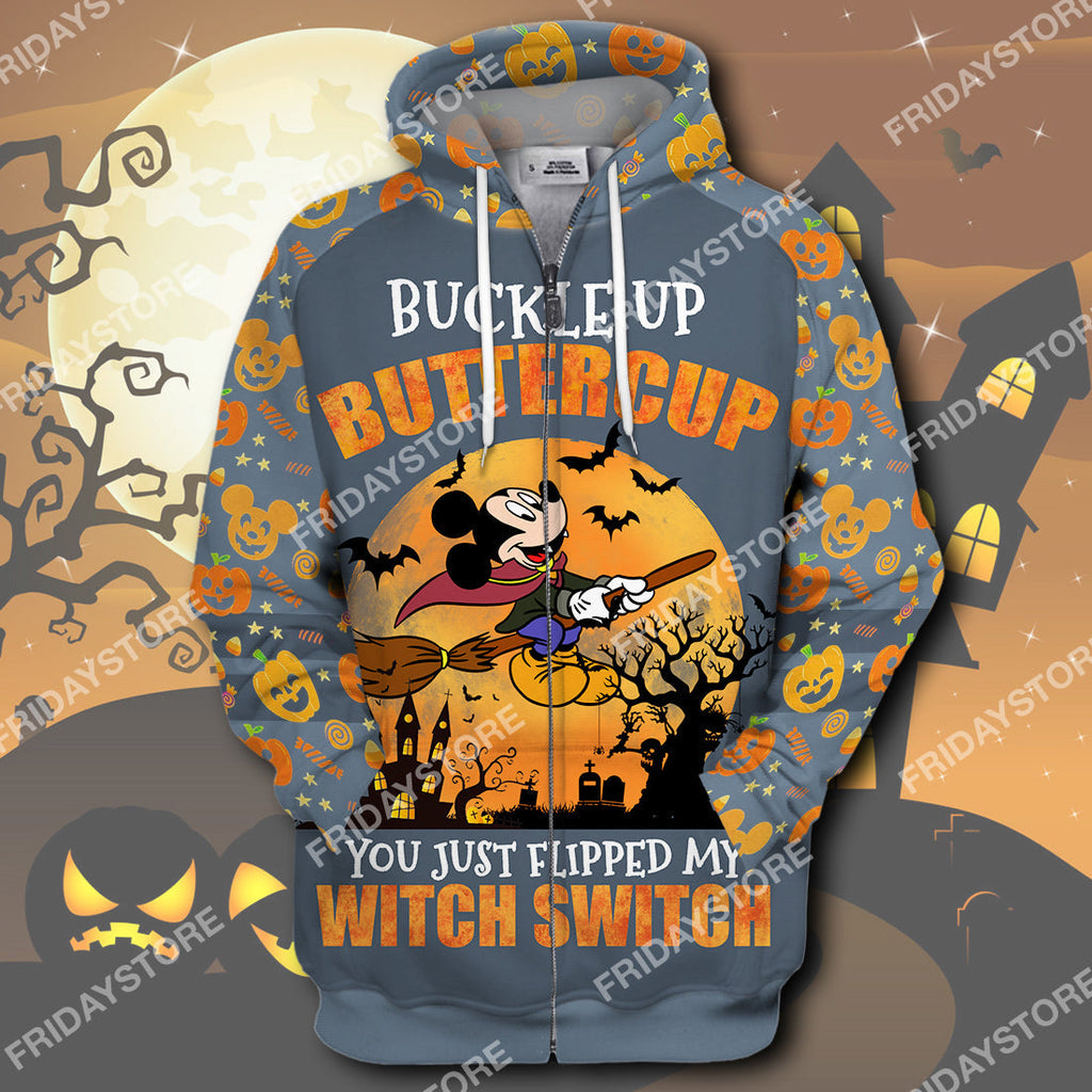  DN T-shirt Buckle Up Buttercup You Just Flipped My Witch Switch T-shirt High Quality DN MK Mouse Hoodie Sweater Tank