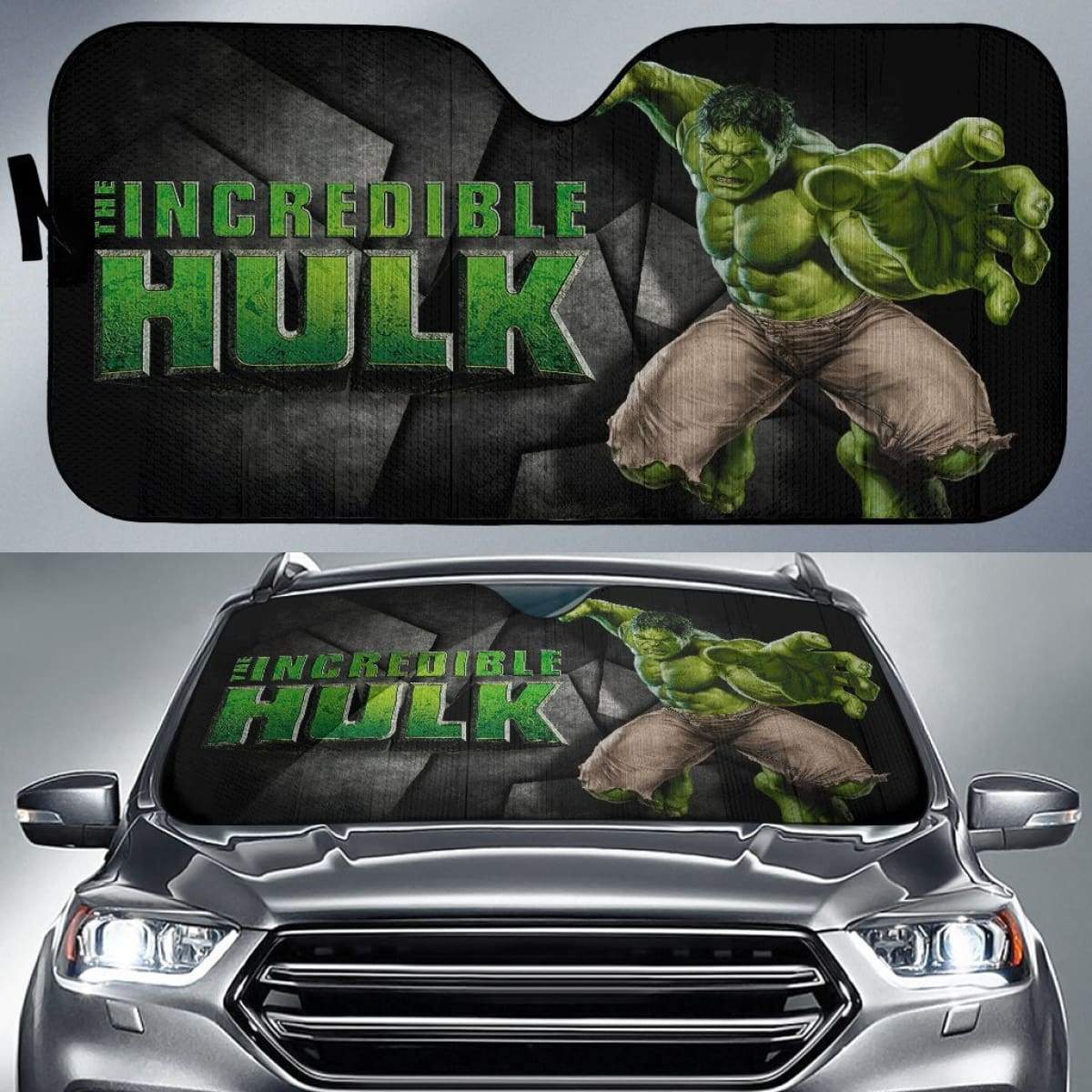 MV Windshield Sun Shade Incredible Hulk Avengers Car Sun Shade MV Car ...