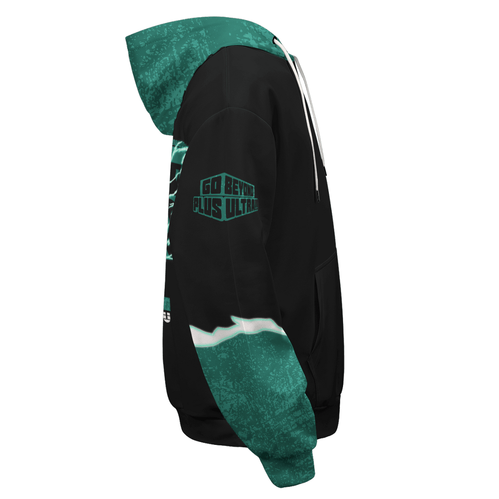  My Hero Academia Hoodie Boku No Hero Academia Apparel Izuku Midoriya Green Black Hoodie  