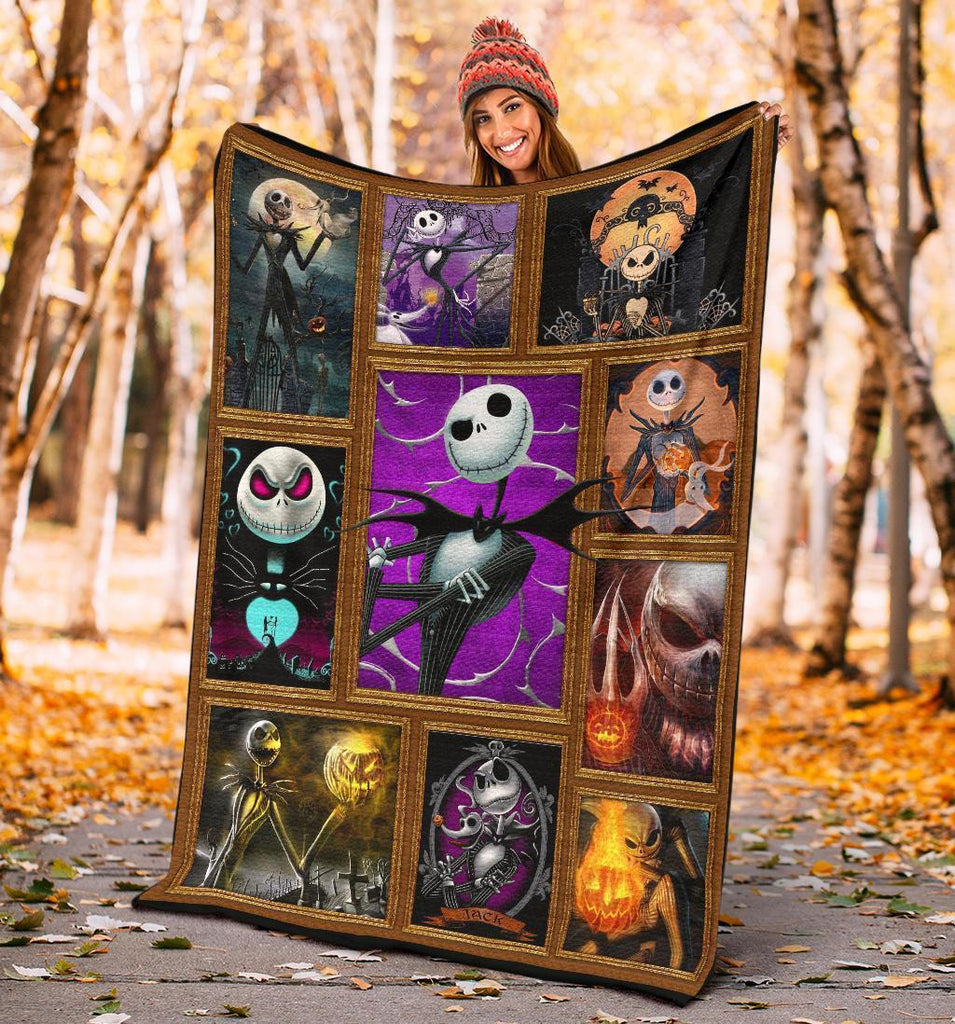  TNBC Blanket Jack Skellington The Pumpkin King Blanket