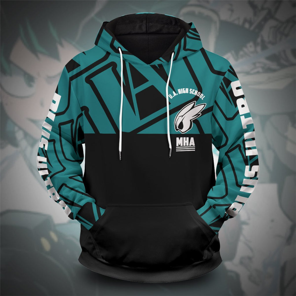  My Hero Academia Hoodie Boku No Hero Academia Apparel Midoriya Plus Ultra Hoodie  