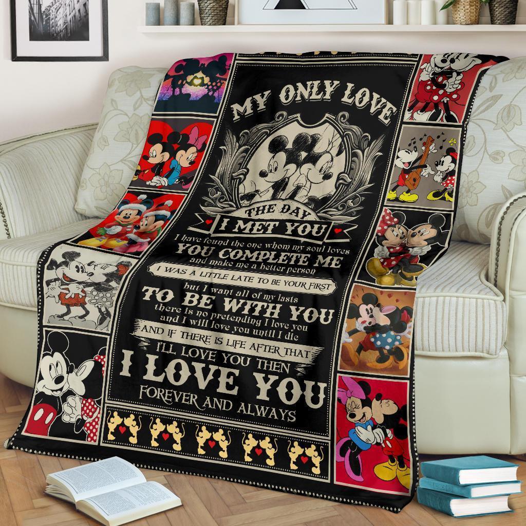  DN Blanket Minnie Blanket Minnie And MN My Only Love The Day I Met You Blanket