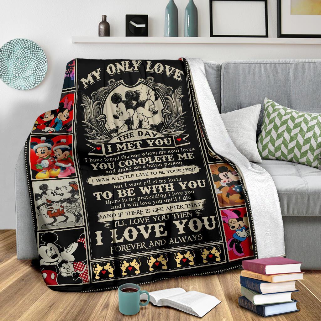  DN Blanket Minnie Blanket Minnie And MN My Only Love The Day I Met You Blanket