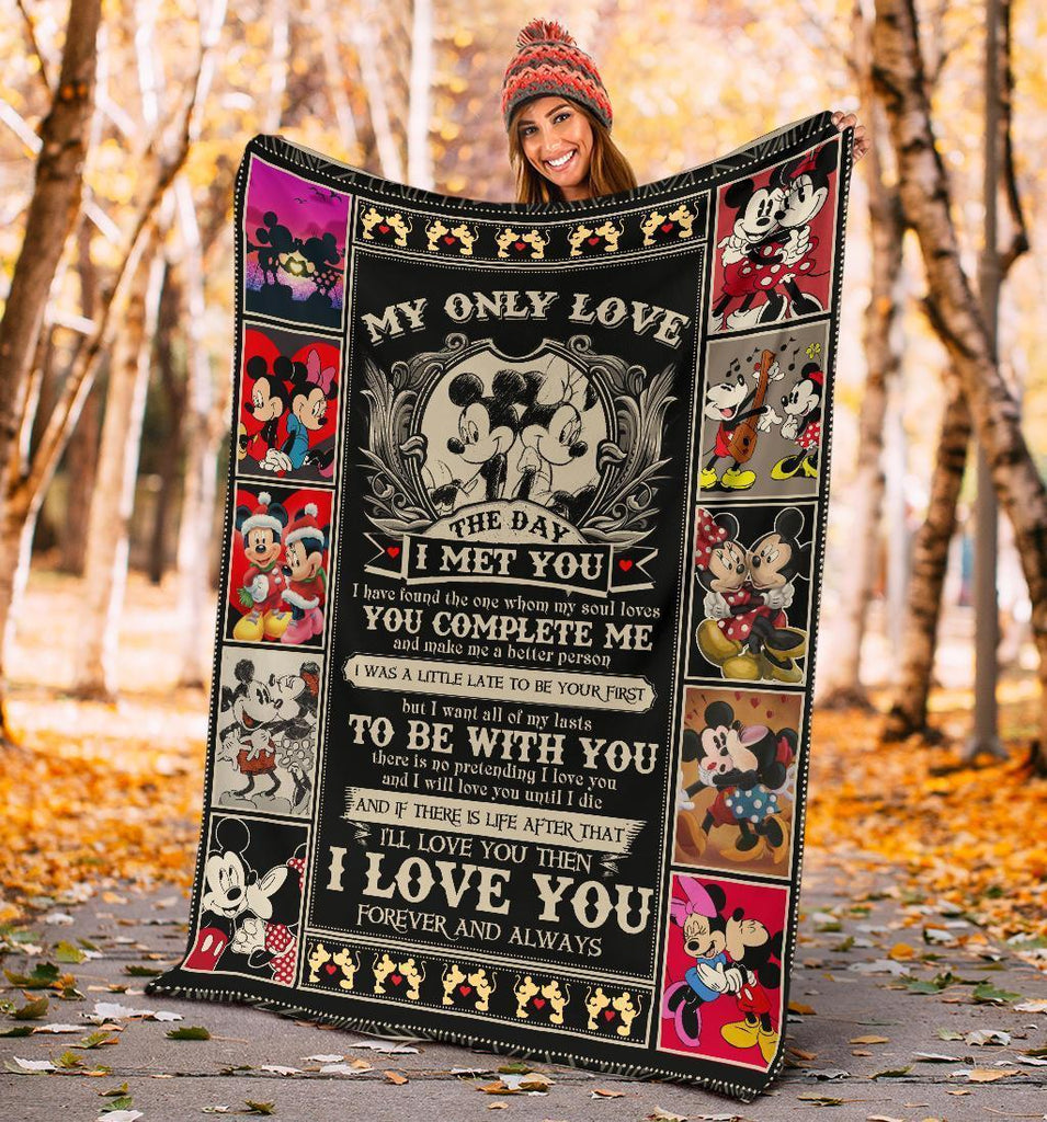  DN Blanket Minnie Blanket Minnie And MN My Only Love The Day I Met You Blanket