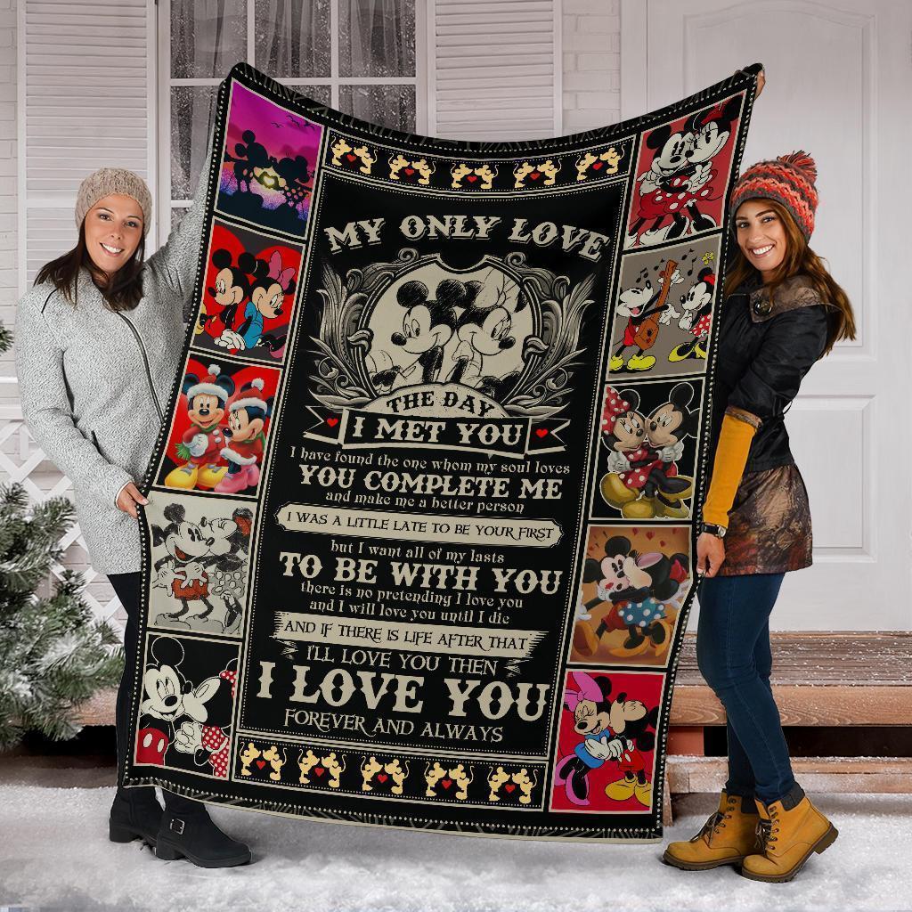  DN Blanket Minnie Blanket Minnie And MN My Only Love The Day I Met You Blanket