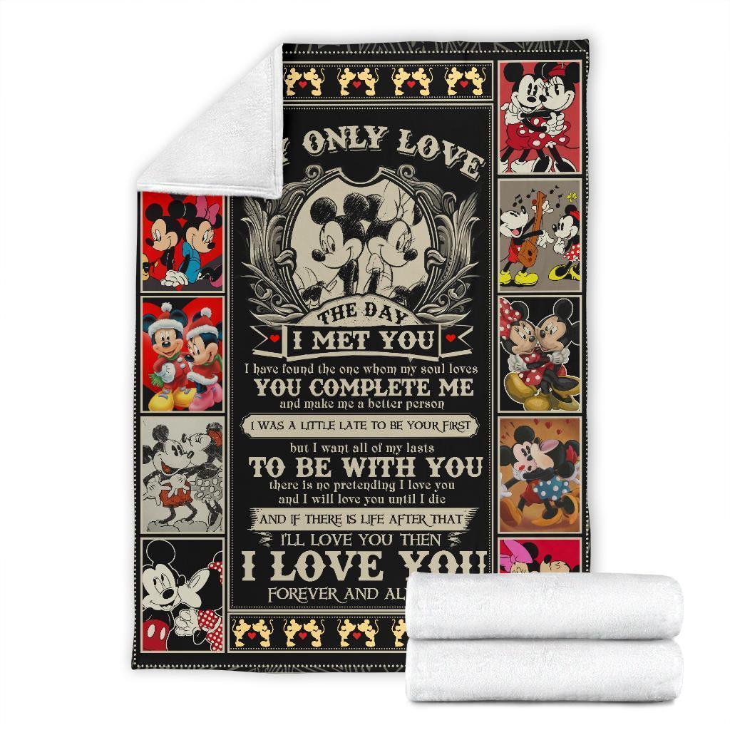  DN Blanket Minnie Blanket Minnie And MN My Only Love The Day I Met You Blanket