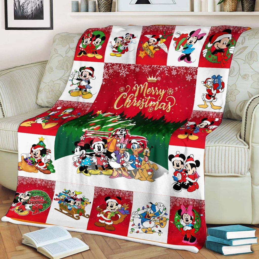  DN Christmas Blanket DN Characters Merry Christmas Blanket