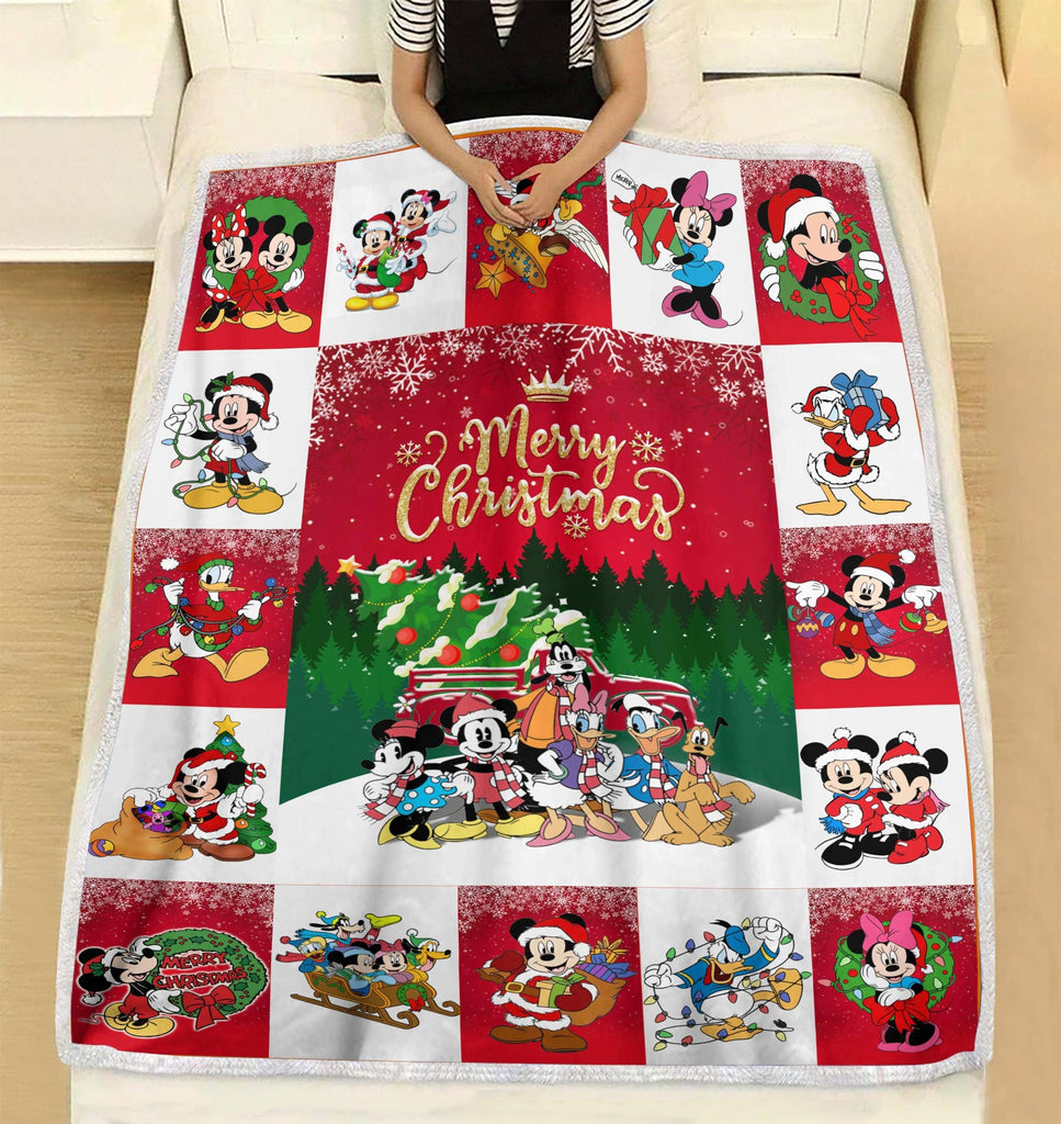  DN Christmas Blanket DN Characters Merry Christmas Blanket