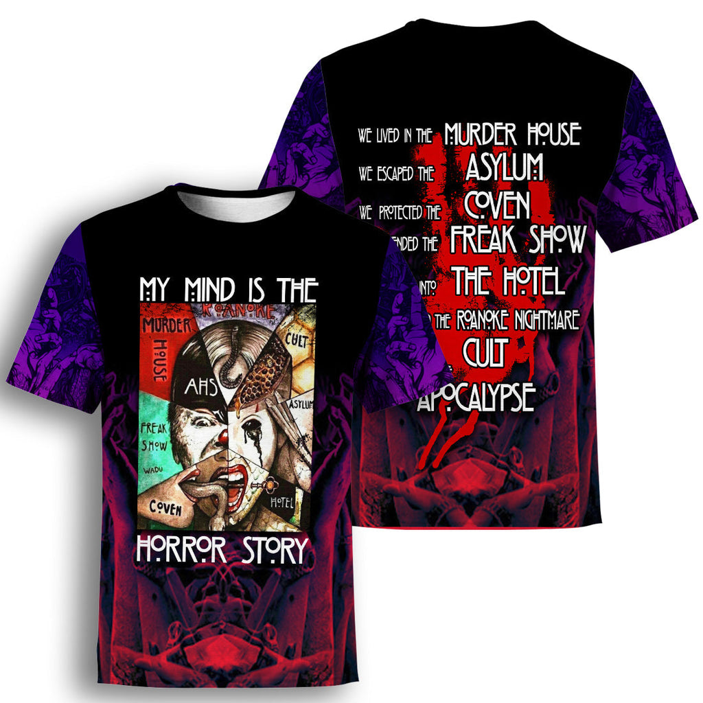 Horror Hoodie My Mind Is The Horror Story T-shirt Hoodie   