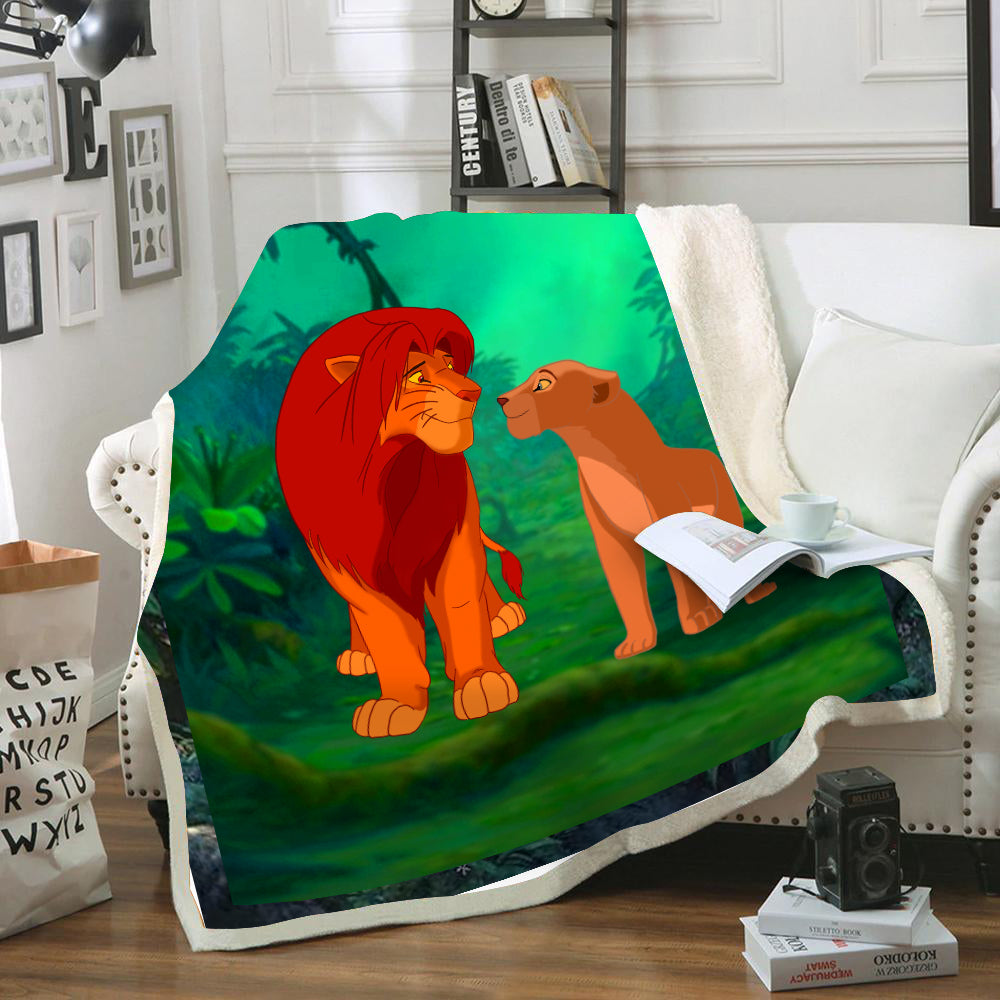  DN LK Blanket Simba Nala Blanket Amazing DN LK Blanket