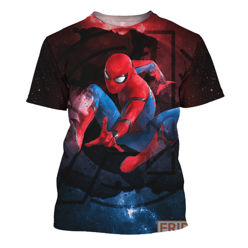  MV Spiderman Hoodie Spidey Galaxy T-shirt Amazing MV Spiderman Shirt Sweater Tank 2025