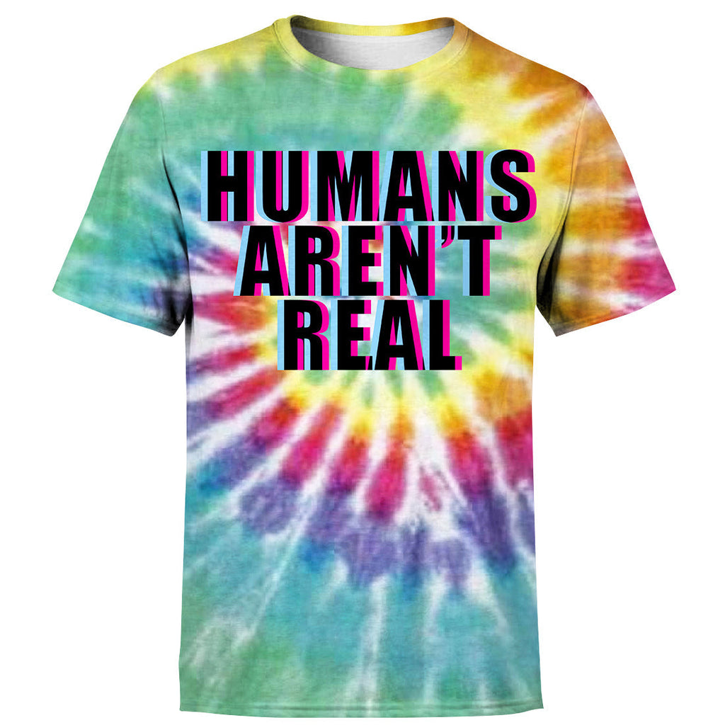  Alien T-shirt Humans Aren't Real Tie Dye T-shirt Amazing Alien Hoodie Sweater Tank 2025