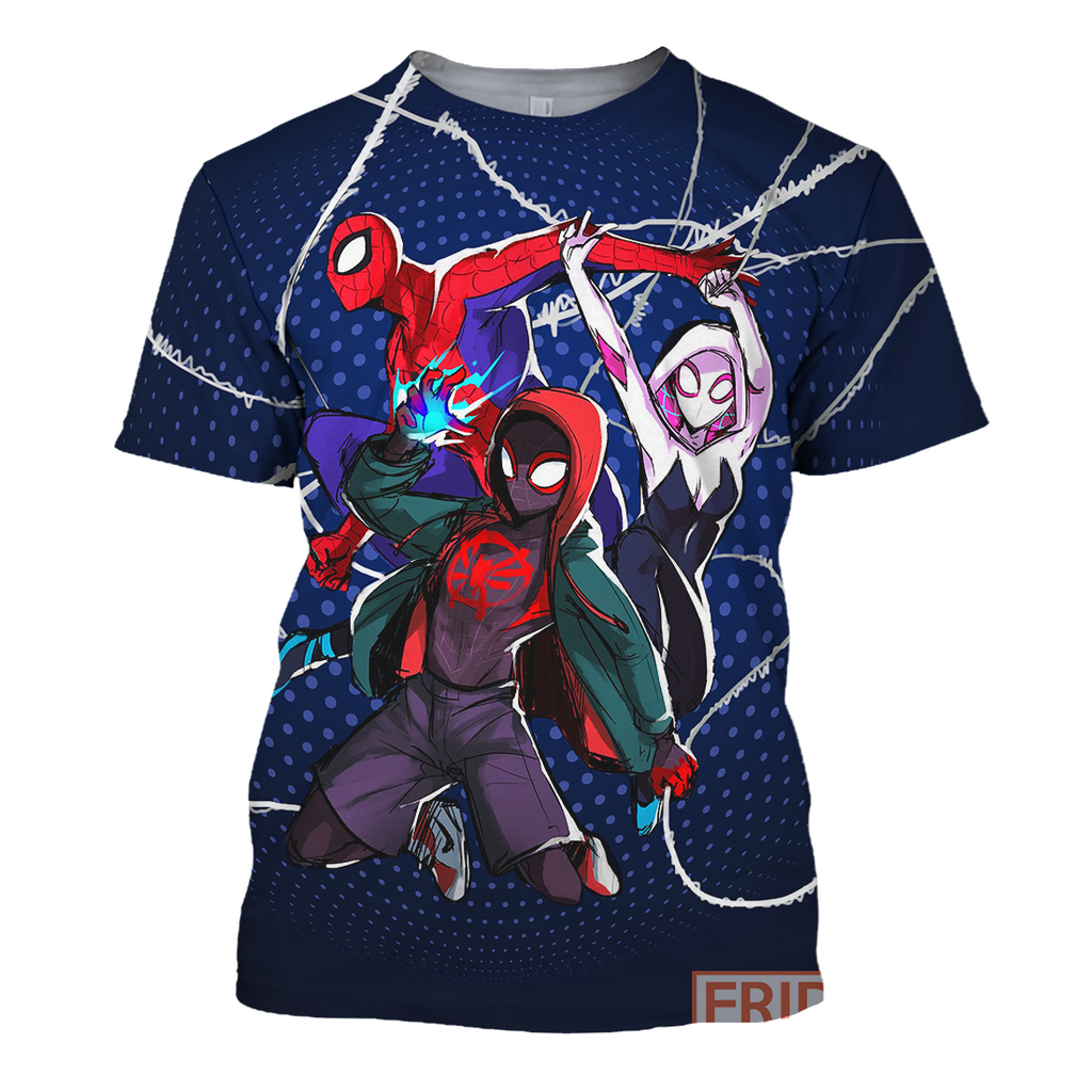  MV Spiderman Hoodie Spider Man New Universe 3D Print T-shirt MV Spiderman Shirt Sweater Tank 2025