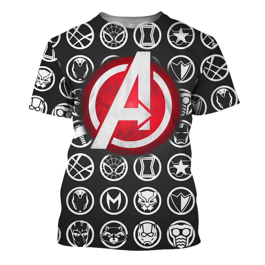  MV Avengers Hoodie The A Logo 3D Print T-shirt Awesome MV Shirt Sweater Tank 2025