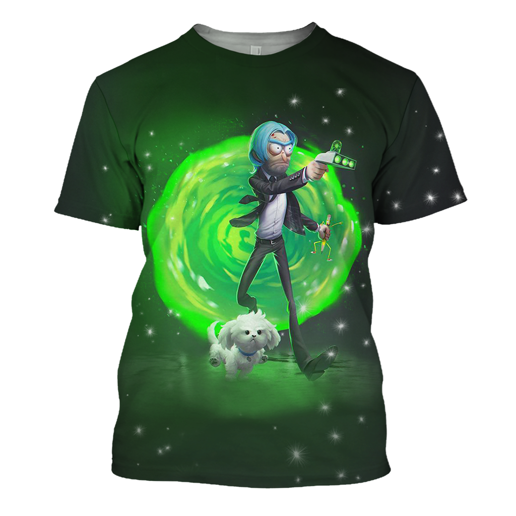  John Wick Hoodie John Wick Rick And Morty Crossover 3D Print T-shirt John Wick Shirt Sweater Tank 2025