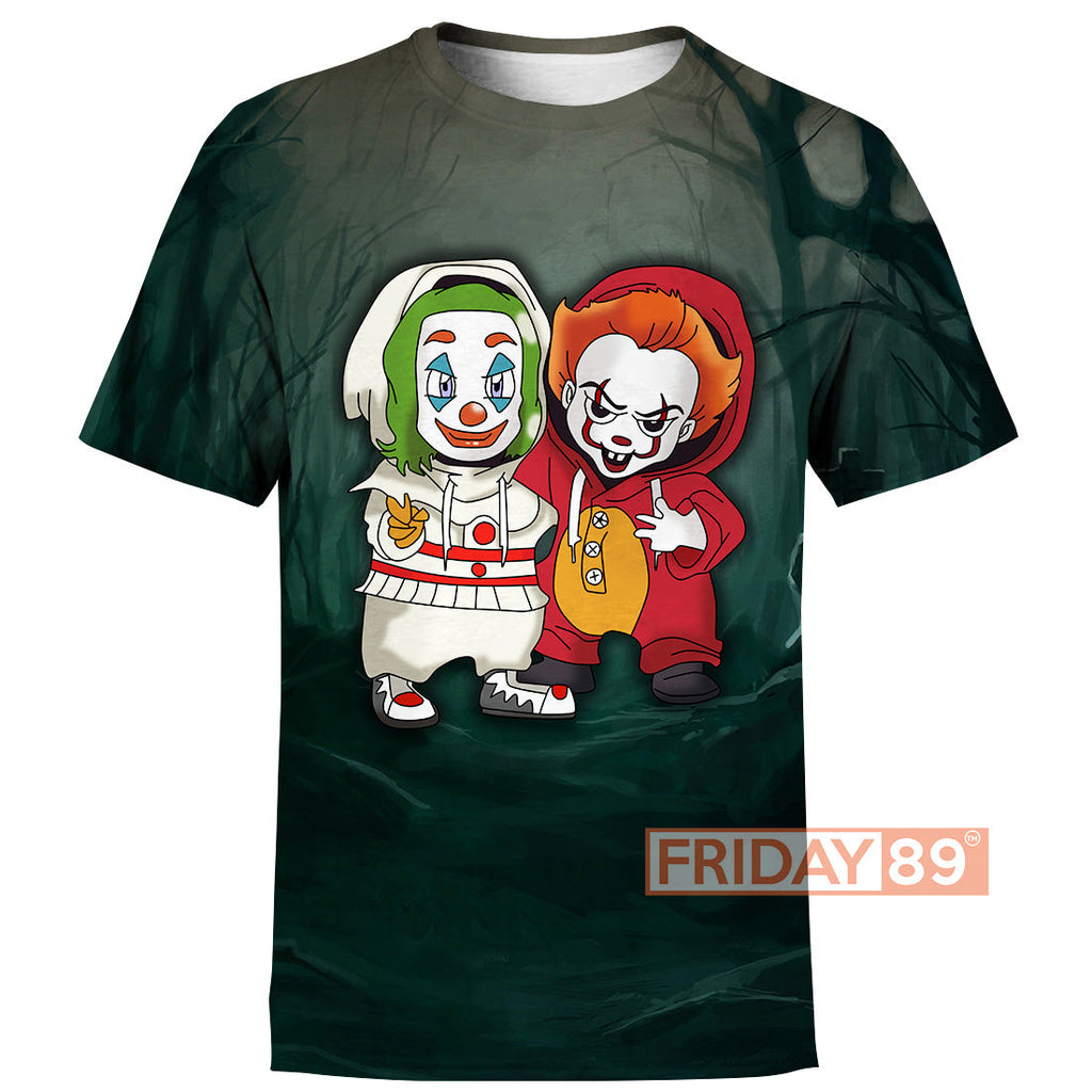  Joker IT Hoodie Joker & Pennywise T-shirt Amazing Joker IT Hoodie Sweater Tank 2025