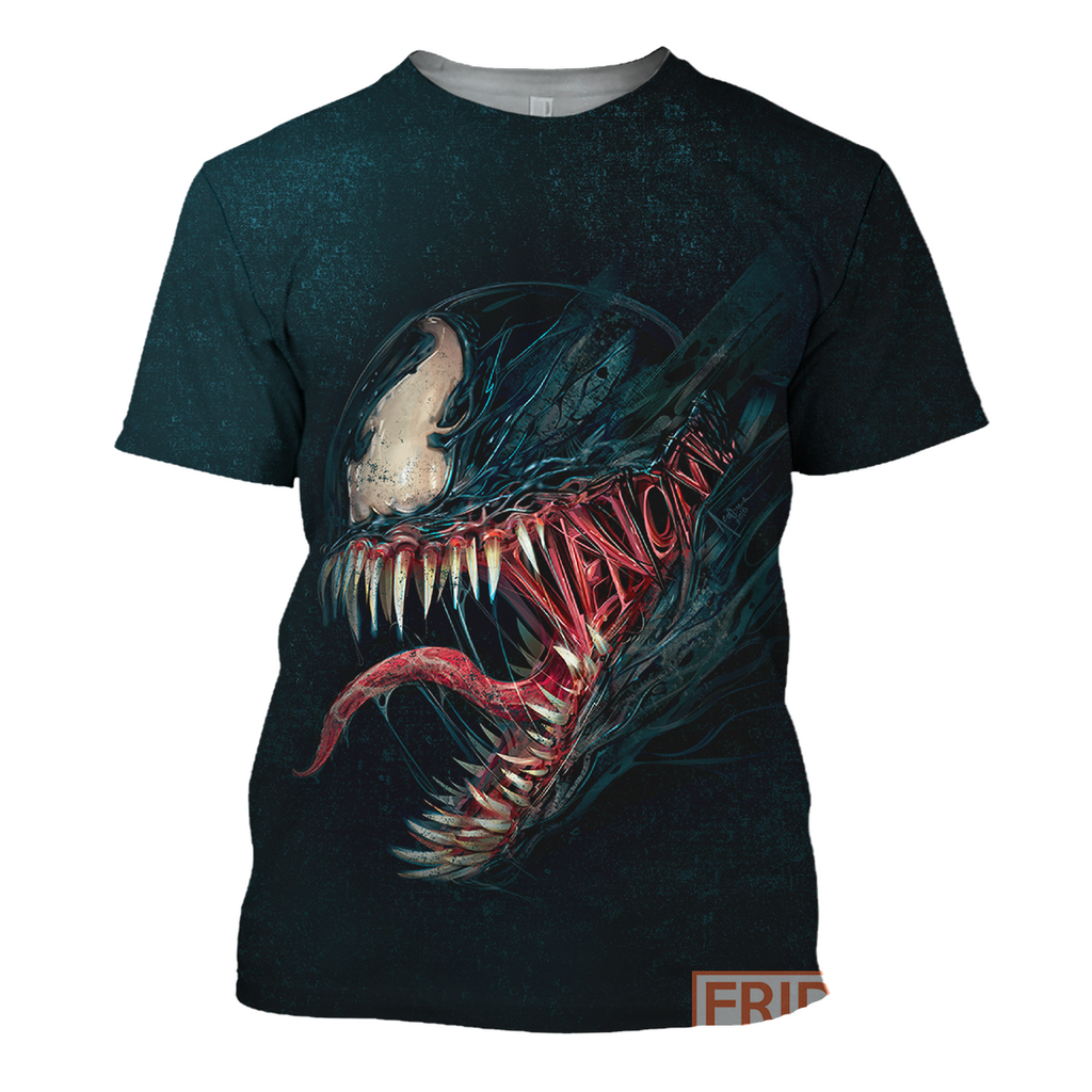  Venom Hoodie Max Red & Blue Venom T-shirt MV Venom Shirt Sweater Tank 2025