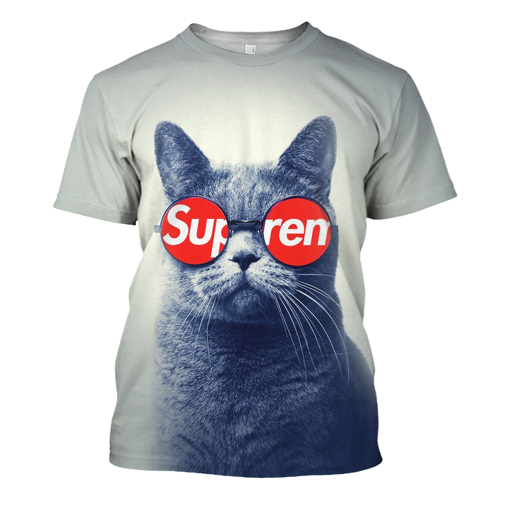 Gifury Cat Hoodie Cat Supreme 3D Print T-shirt Cat Shirt Sweater Tank 2025