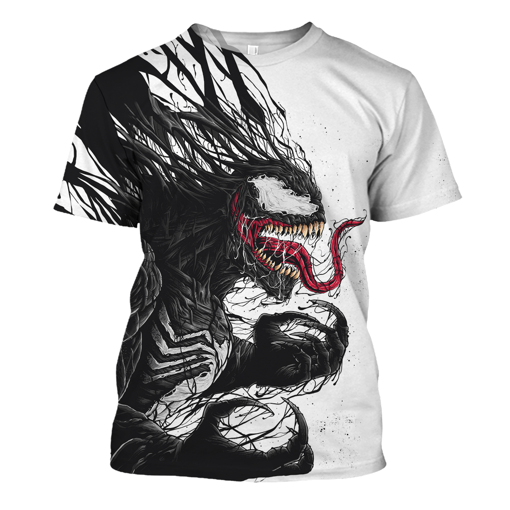  Venom Hoodie Black & White  New Carnage T Shirt MV Venom Shirt Sweater Tank 2025
