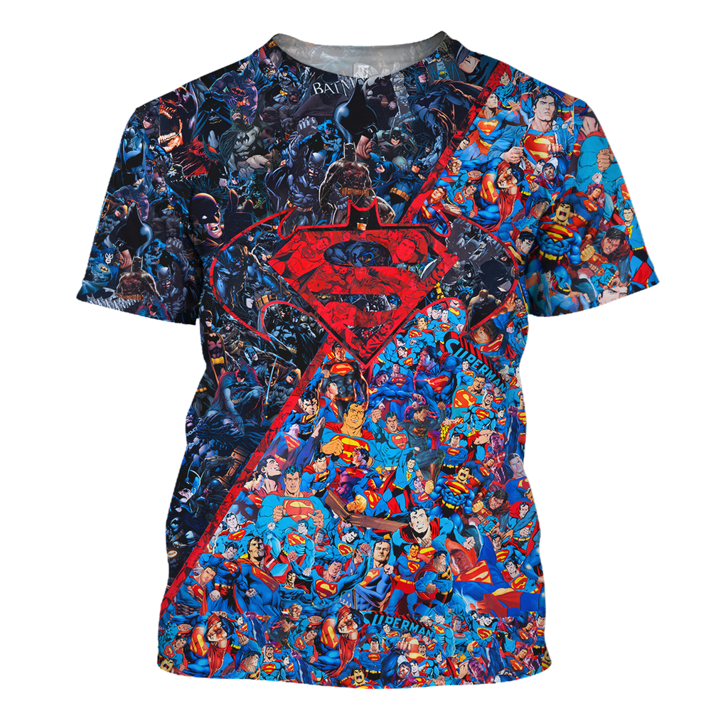  DC Hoodie Superman & Batman 3D Print T-shirt Awesome DC Shirt Sweater Tank 2025