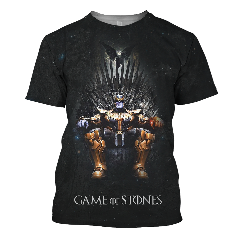  MV TN Hoodie Thanos - Game Of Stones 3D Print T-shirt MV TN Shirt Sweater Tank 2025