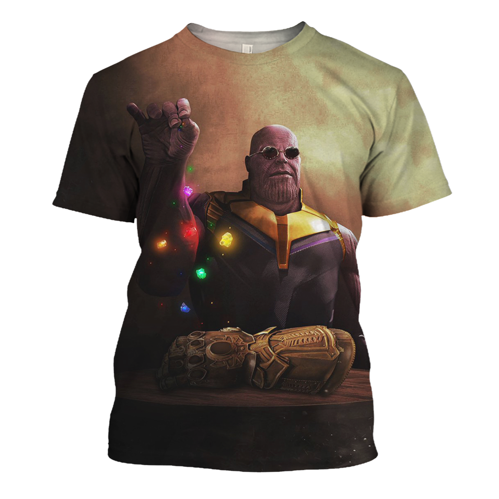  MV Thanos Hoodie ThaBae Infinity Stones T-shirt Amazing MV Thanos Shirt Sweater Tank 