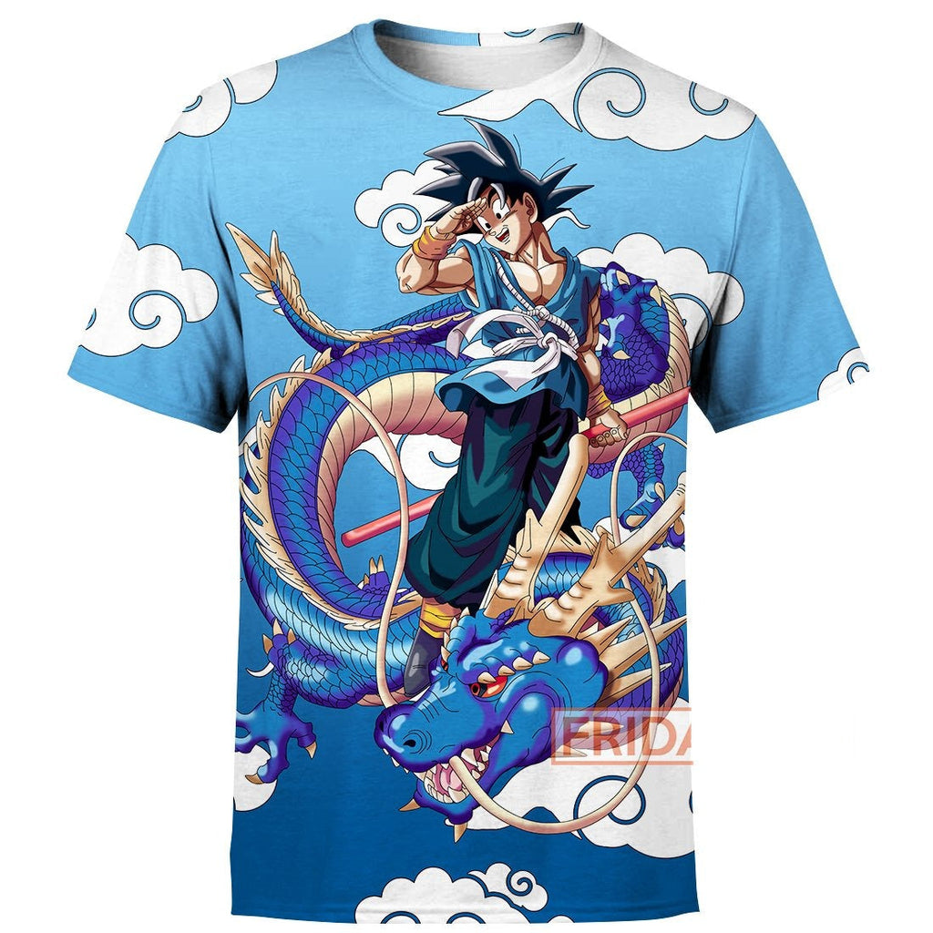  Dragon Ball Hoodie Goku With Dragon T-shirt Amazing High Quality Dragon Ball Shirt Sweater Tank 