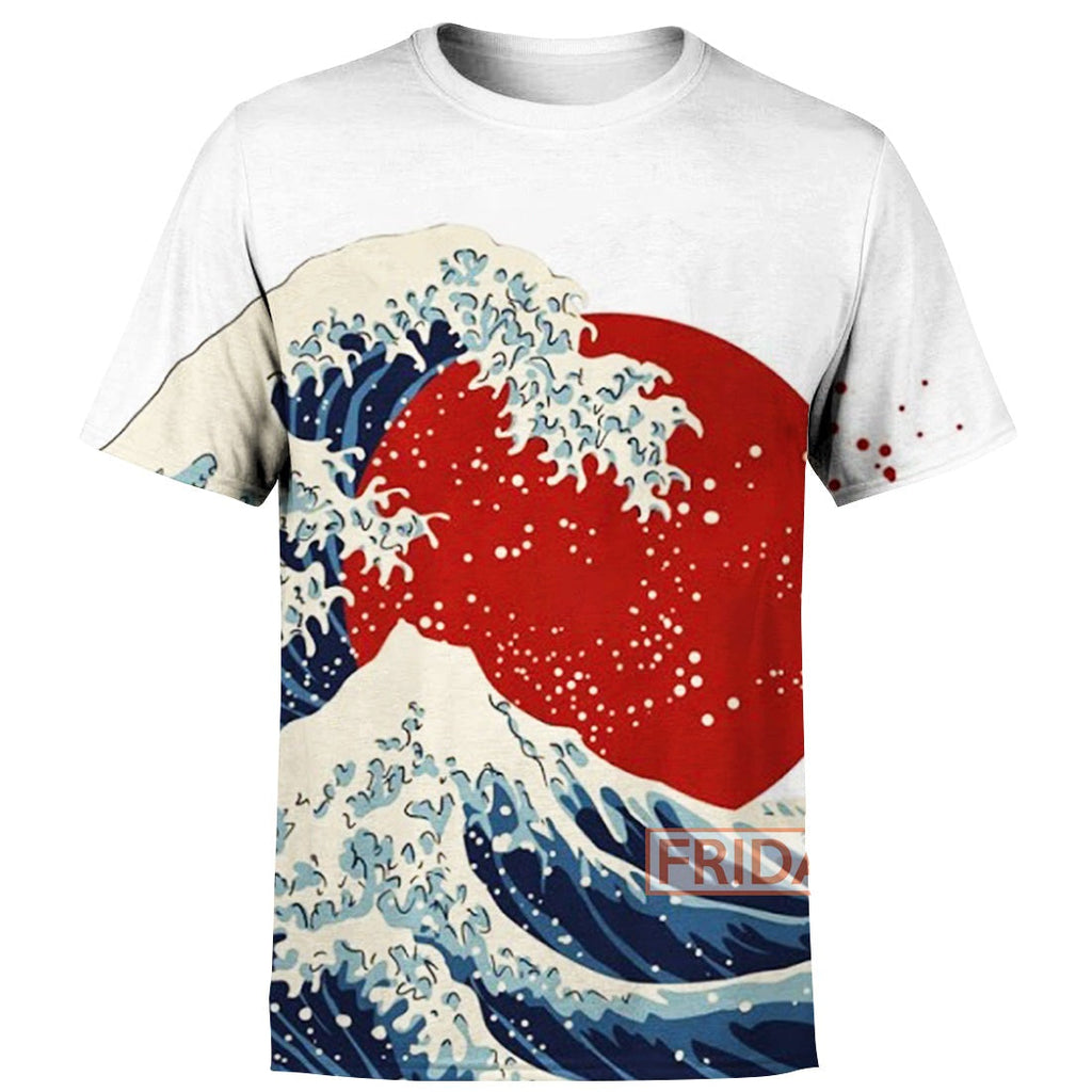 Gifury Japan Hoodie The Great Wave of Fukushima Japan Culture 3D Print T-shirt Japan Shirt Sweater Tank 2025