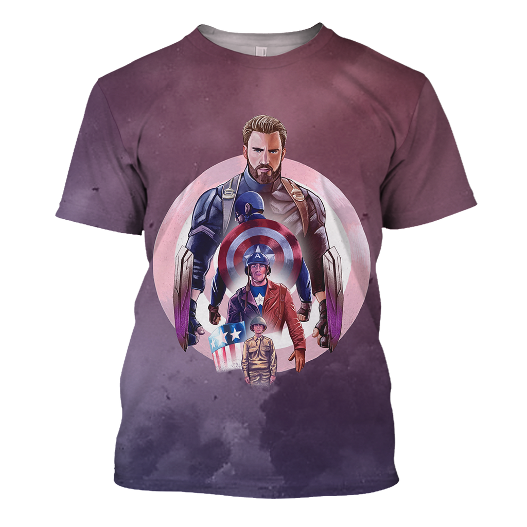  MV Hoodie Captain America 3D Print T-shirt MV Shirt Sweater Tank 2025