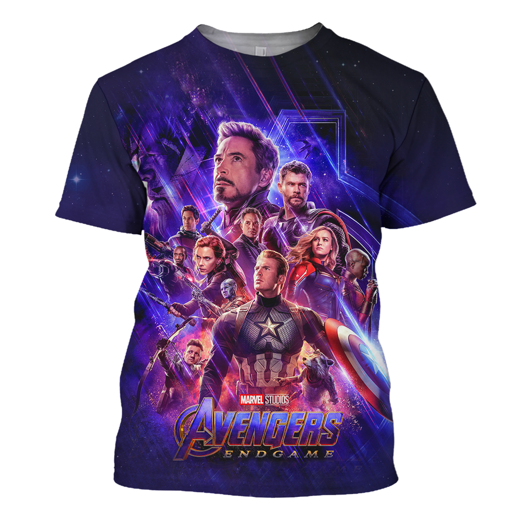  MV Hoodie Marvel End Game 3D Print T-shirt Amazing MV Shirt Sweater Tank 2025