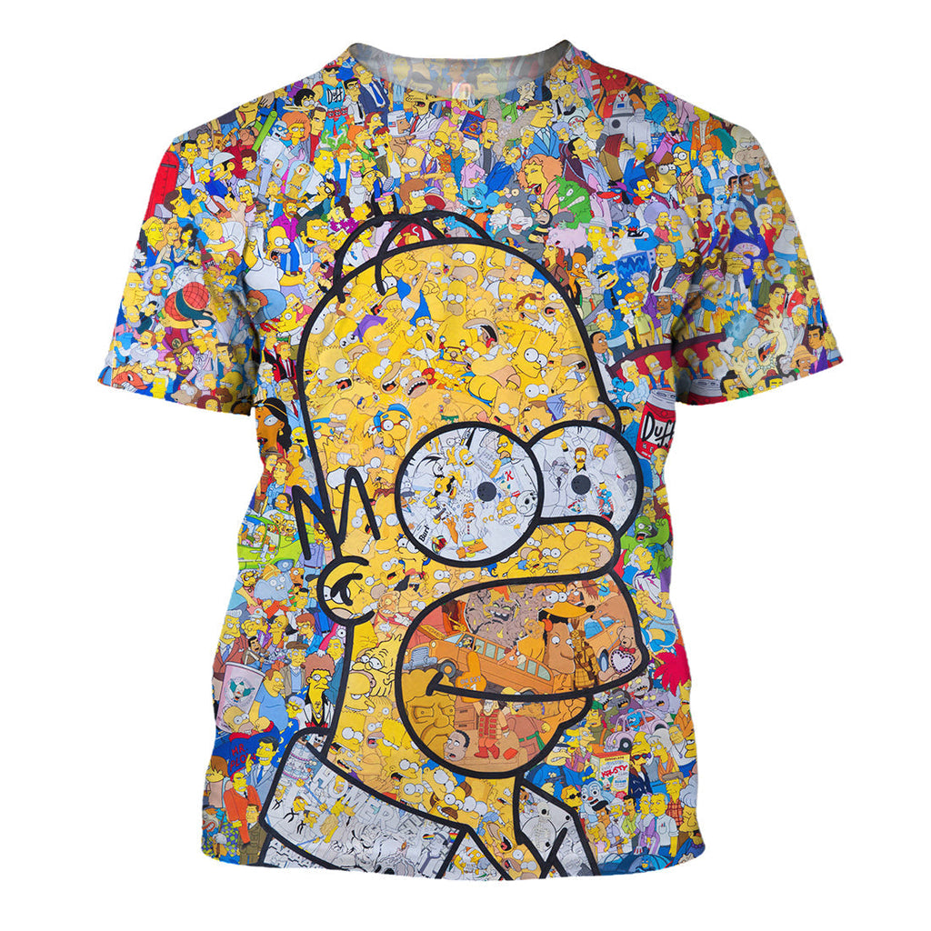  The Simpsons Hoodie The Simpsons Art 3D Print T-shirt Awesome The Simpsons Shirt Sweater Tank 2025
