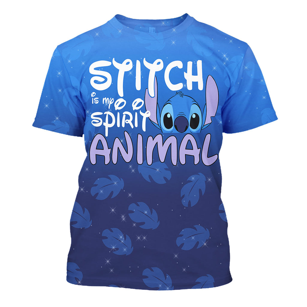 Stitch T-shirt Stitch is my spirit animal T-shirt Awesome DN Hoodie Sweater Tank