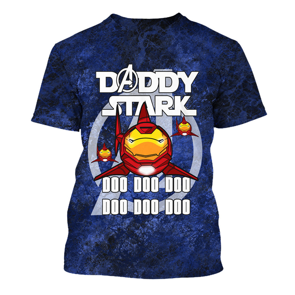  MV Shark T-shirt Daddy Stark version 2 T-shirt High Quality MV Shark Hoodie Sweater Tank 2024