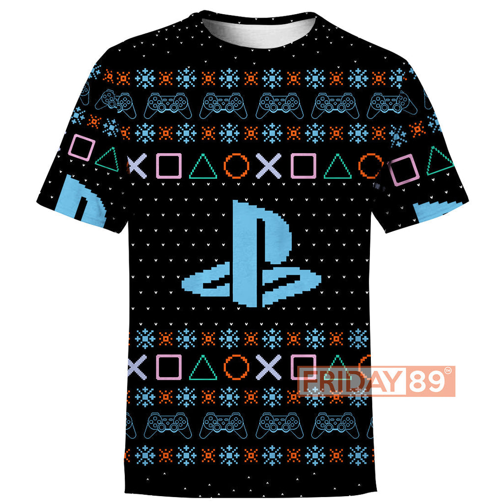  Games Hoodie PS 4 Games Logo Christmas Pattern T-shirt Awesome Games Shirt Sweater Tank 2025